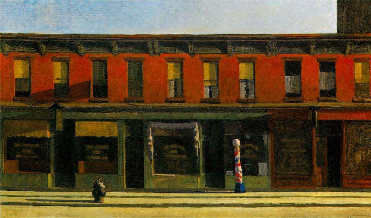 Early Sunday Morning, 1930 by Edward Hopper
